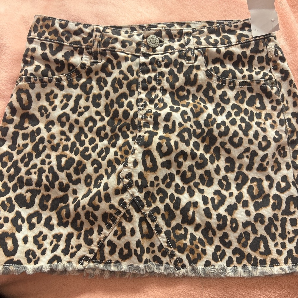cheetah print skirt